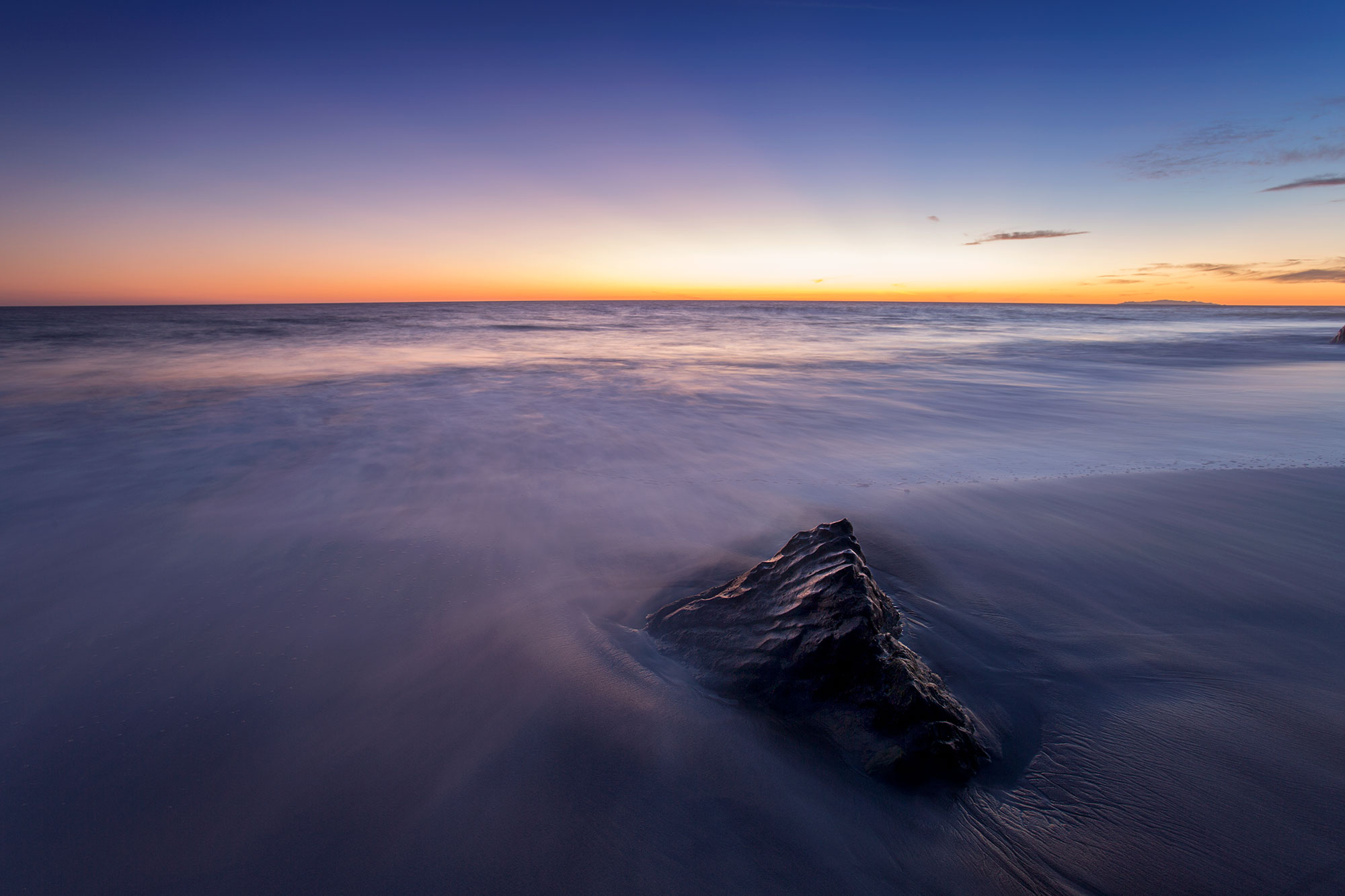 Leo Carillo Beach at sunset