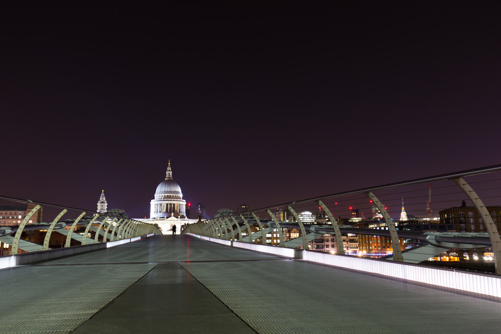 St Pauls Cathedral seen from the Millennium Bridge
