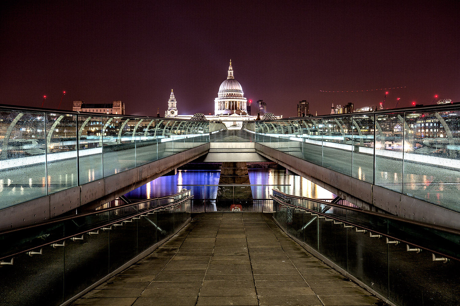 St Pauls Cathedral from the Millennium Bridge