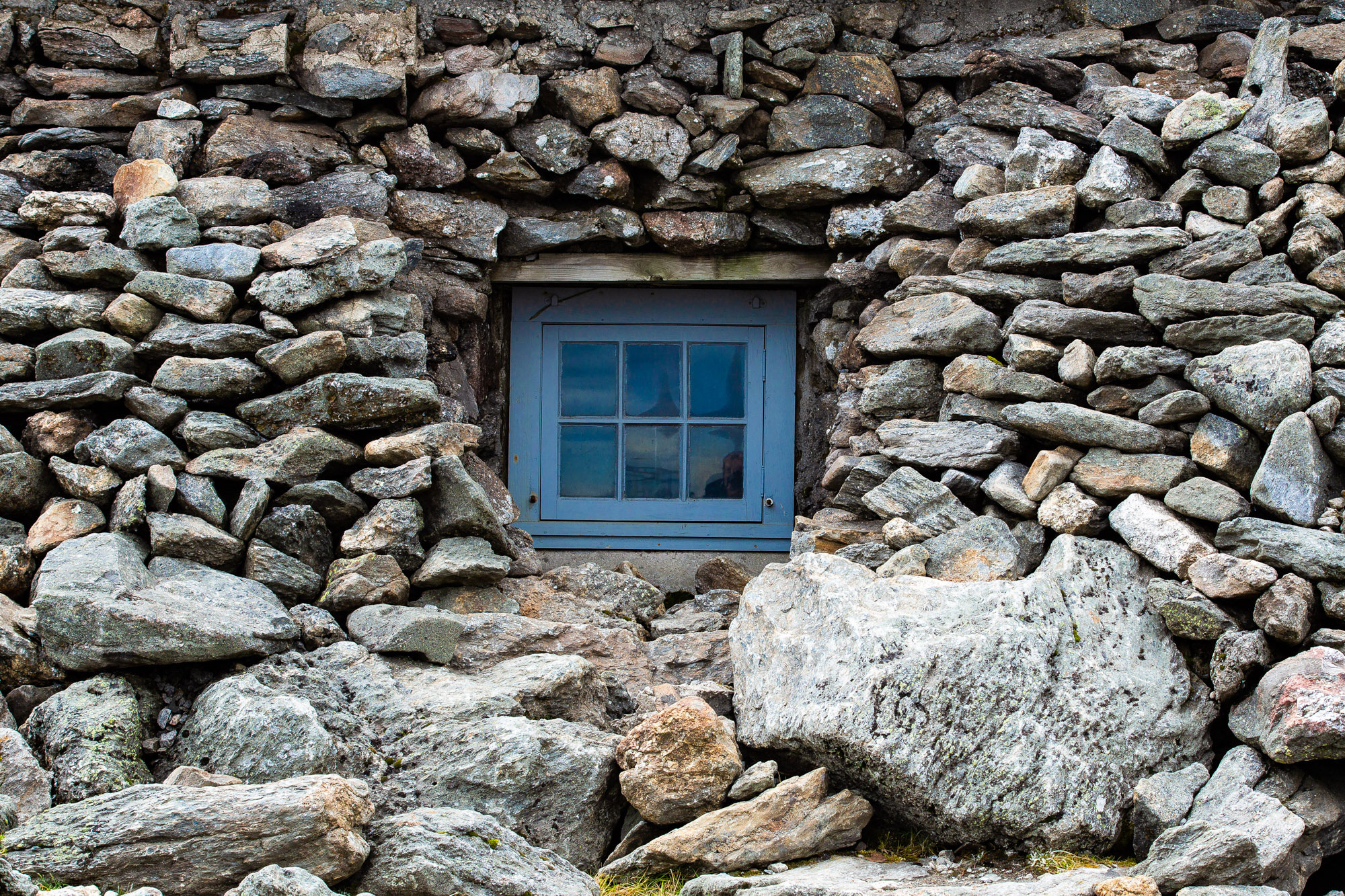 Wall of Tip Top House, Mt Washington