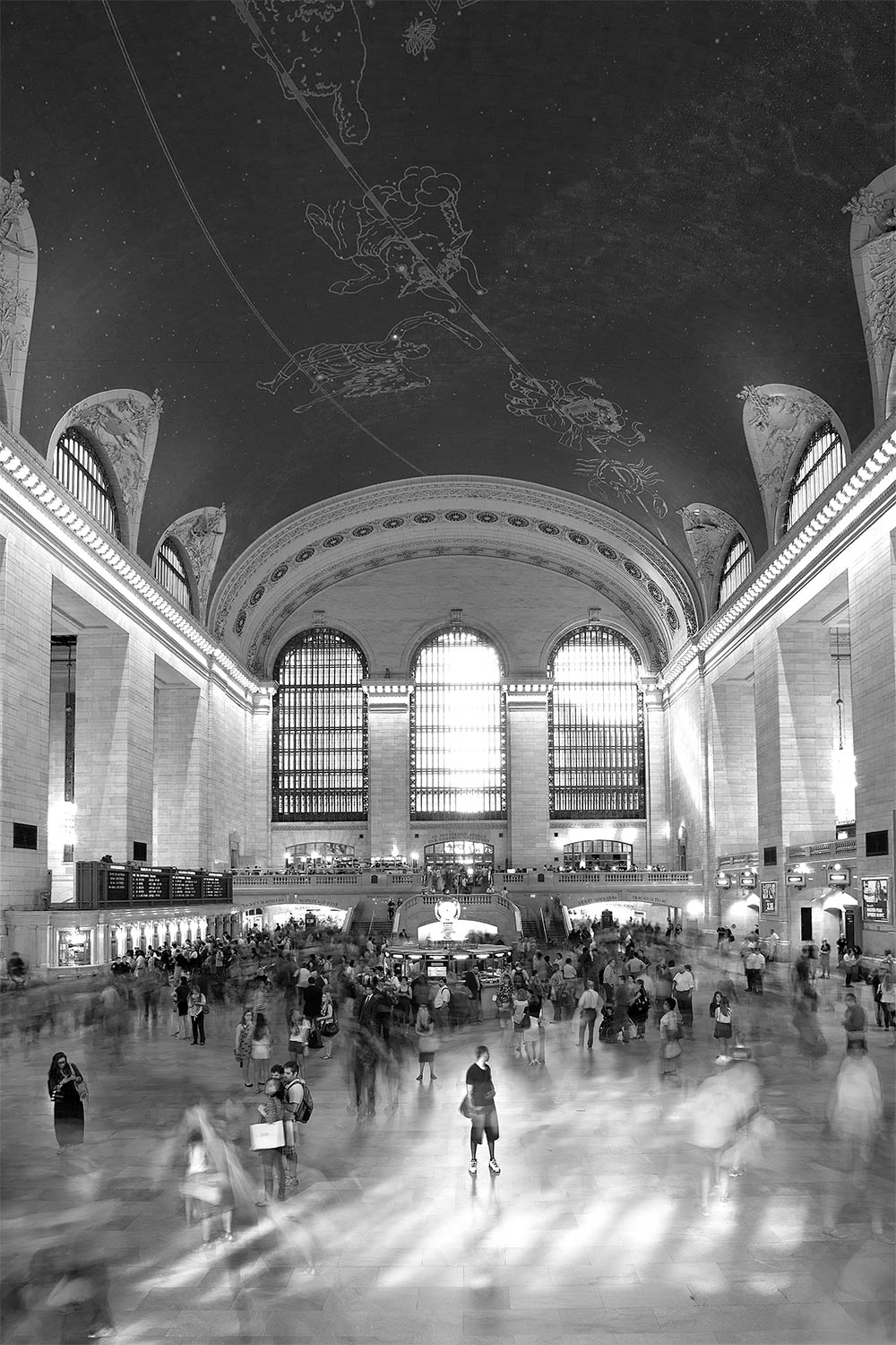 Person standing in Grand Central Station