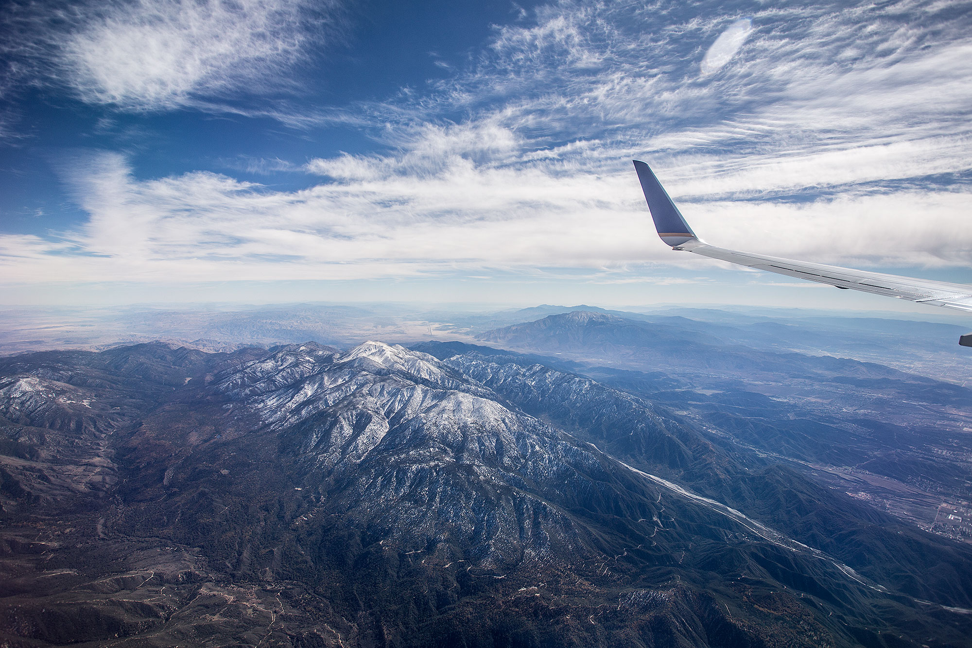 Mountains from above