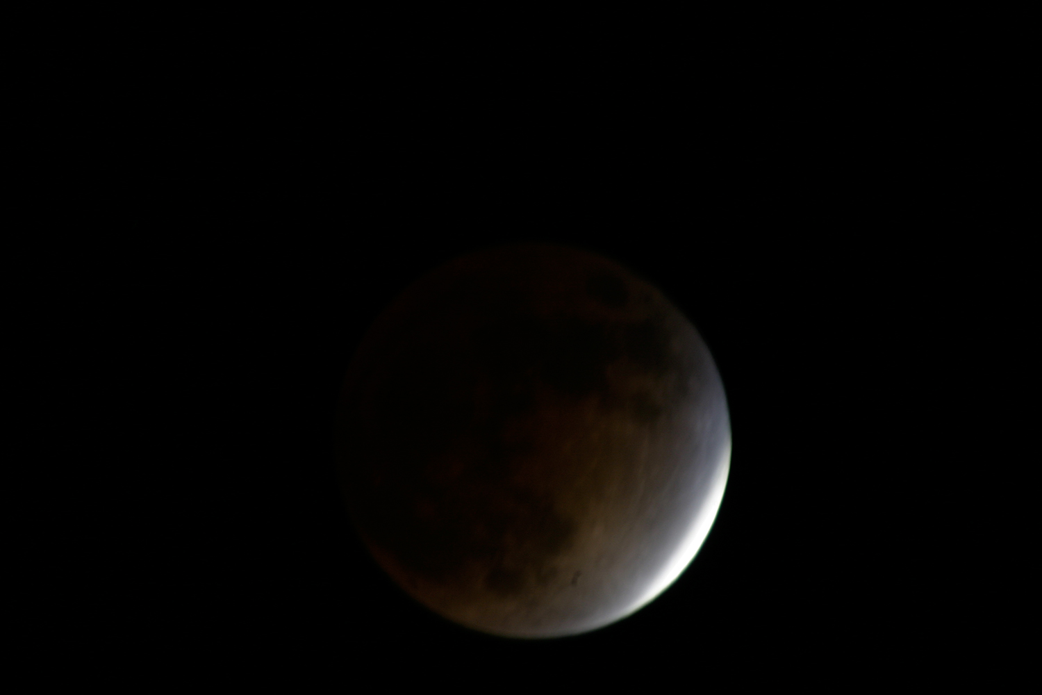 Blurry terrible photo of a Lunar Eclipse in 2003
